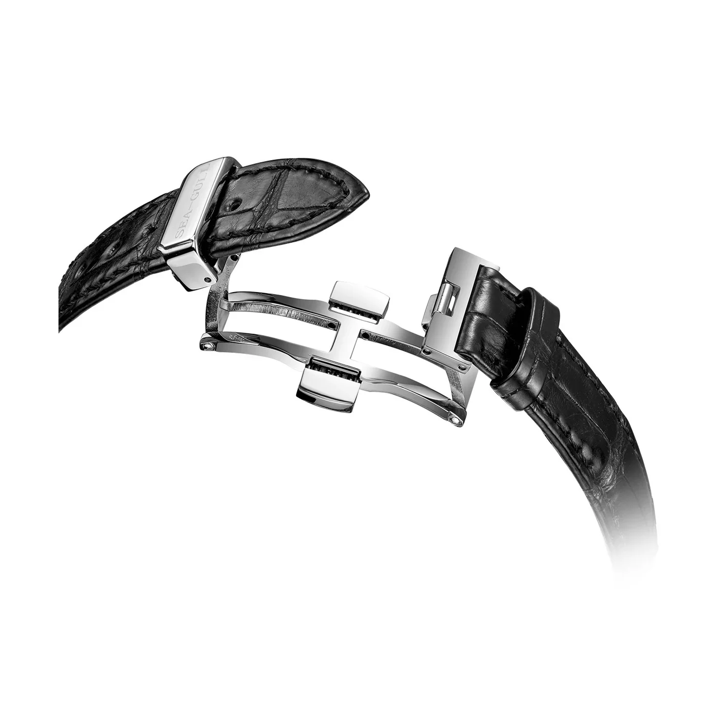 Seagull 24K Gold Damascening Dragon Pattern Tourbillon Watch 41mm - Image 4