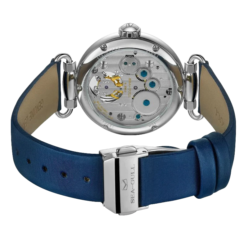 Seagull Embroidery Dial Off-center Tourbillon Watch 39mm - Image 4