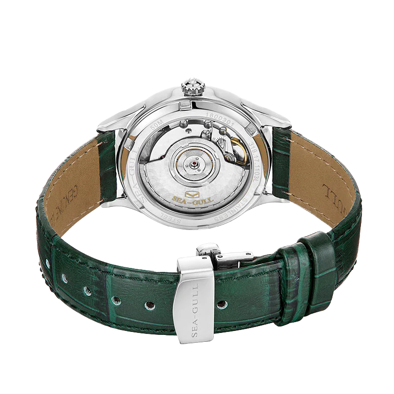 Seagull Heart Ocean Shinning Woman Watch 34mm - Image 5