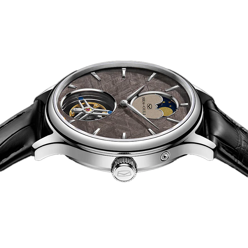 Seagull Meteorite Dial Moon Phase Watch - Image 3