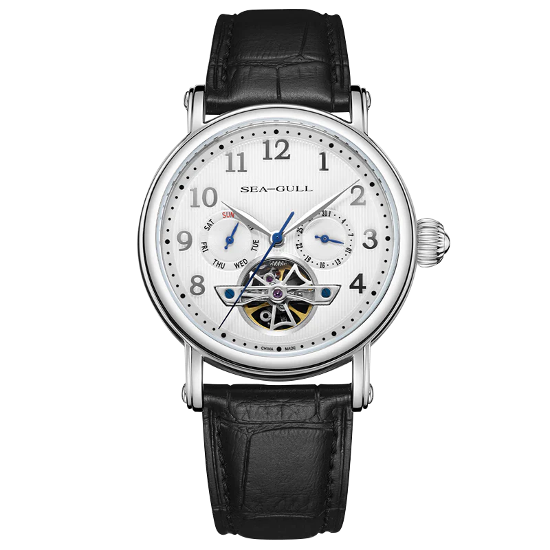 Seagull Watch | Flywheel Power Reserve Calendar Automatic Watch 42mm - Image 3