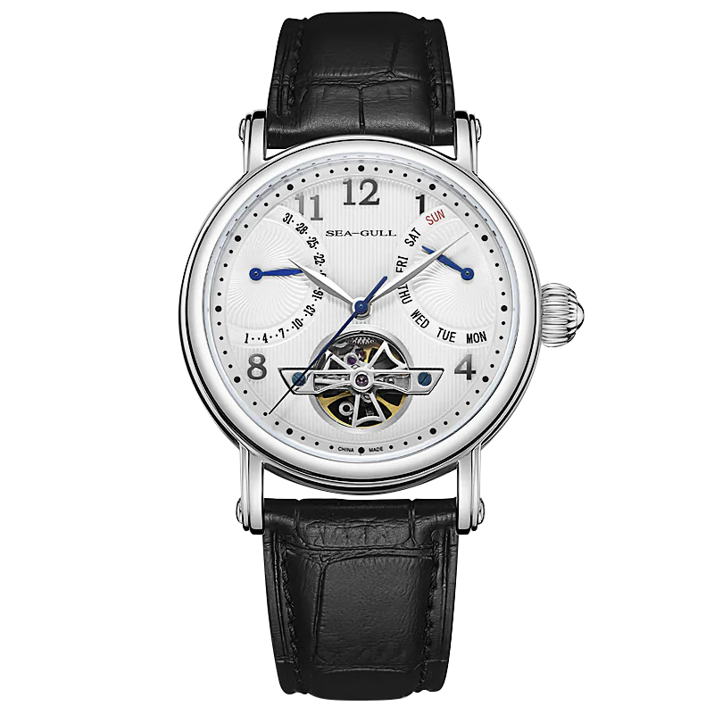 Seagull Watch | Flywheel Power Reserve Calendar Automatic Watch 42mm - Image 4