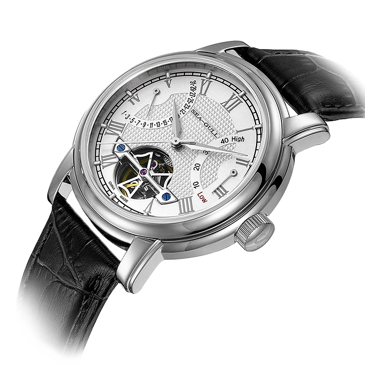 Seagull Watch | Flywheel Retrograde Calendar Power Reserve Watch 42mm - Image 4