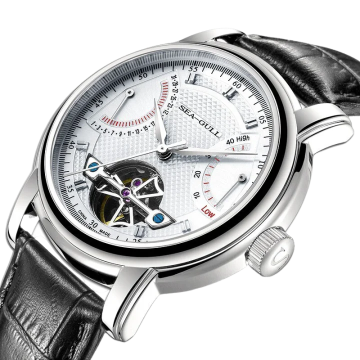 Seagull Watch | Flywheel Retrograde Calendar Power Reserve Watch 42mm - Image 8