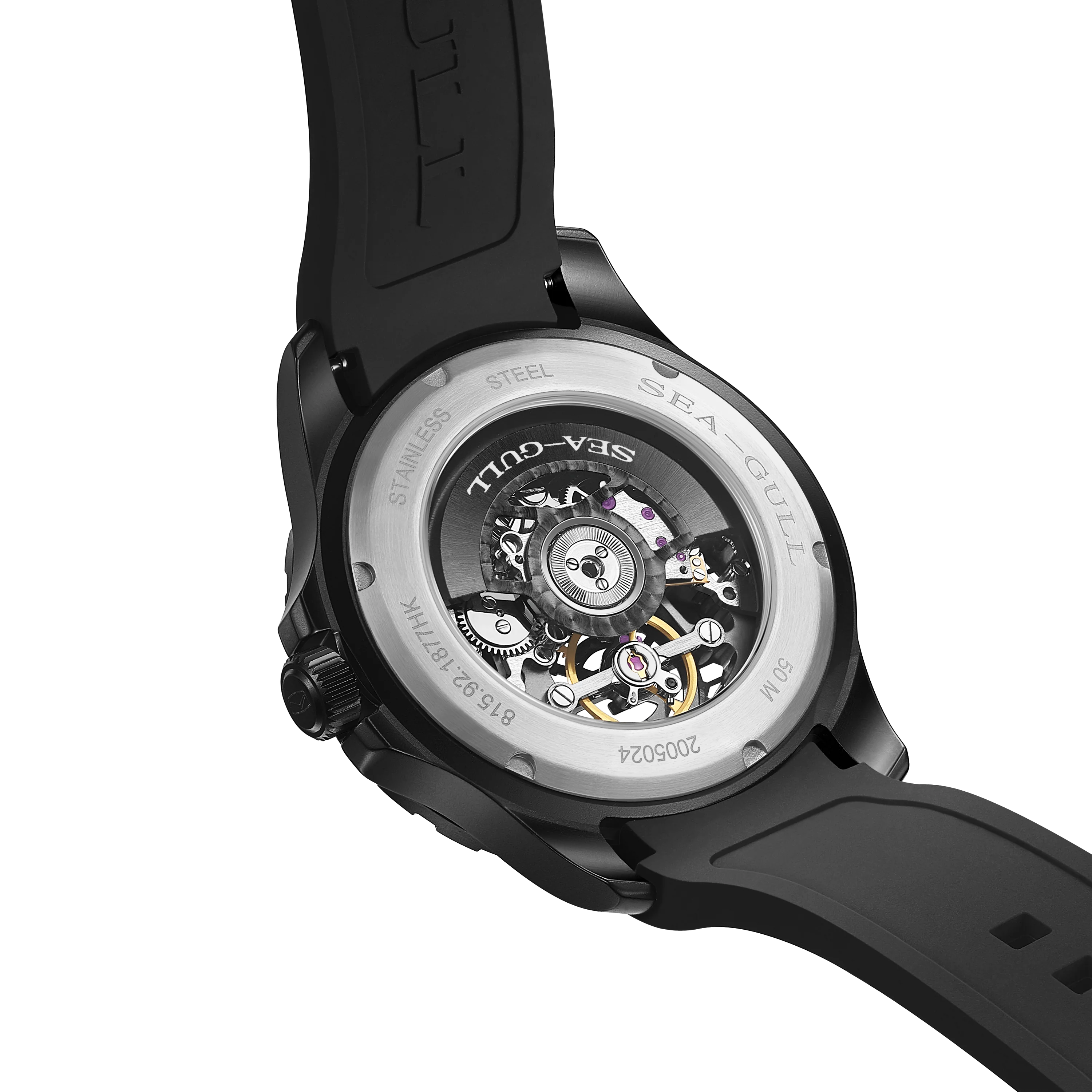 Seagull Watch | Football Co-branded Swiss Grasshopper Club Zurich Skeleton Watch 44mm - Image 5