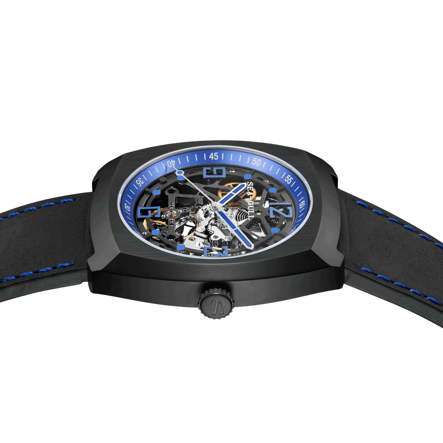 Seagull Watch | Trendy Barrel Skeleton Automatic Watch 44*46mm - Image 18