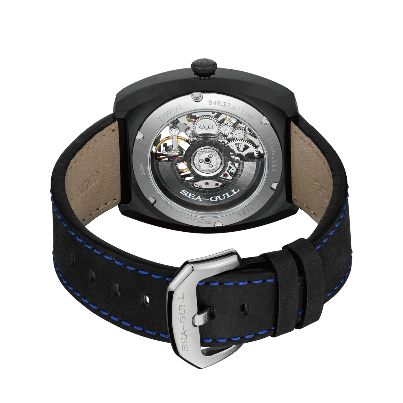 Seagull Watch | Trendy Barrel Skeleton Automatic Watch 44*46mm - Image 24