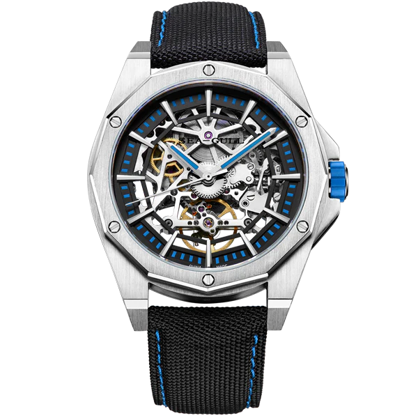 Seagull Watch | Trendy Edgy Skeleton Polygonal Automatic Watch 43mm - Image 16