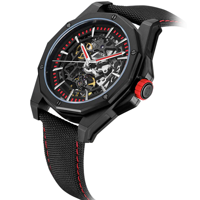 Seagull Watch | Trendy Edgy Skeleton Polygonal Automatic Watch 43mm - Image 3