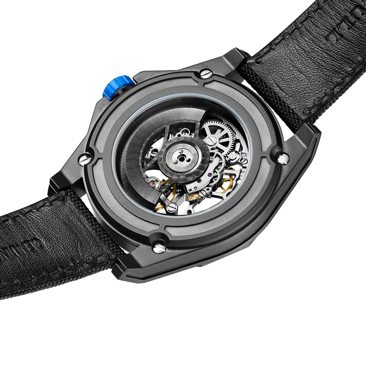 Seagull Watch | Trendy Edgy Skeleton Polygonal Automatic Watch 43mm - Image 9